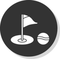 Golf-Vektor-Icon-Design vektor