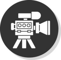 Videokamera-Vektor-Icon-Design vektor