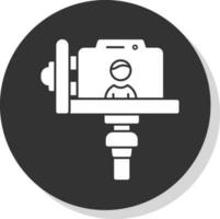 Vlogger-Vektor-Icon-Design vektor