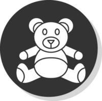 Teddybär-Vektor-Icon-Design vektor