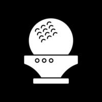 Golfball-Vektor-Icon-Design vektor