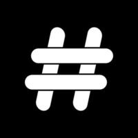 Hash Etikett Vektor Symbol Design