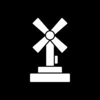 Windmühlen-Vektor-Icon-Design vektor