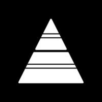 Pyramidenvektor-Icon-Design vektor