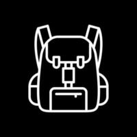 Rucksack-Vektor-Icon-Design vektor