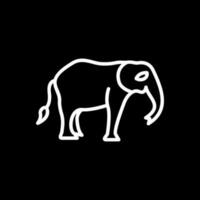 Elefant-Vektor-Icon-Design vektor