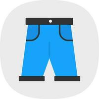 Shorts-Vektor-Icon-Design vektor