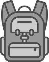 Rucksack-Vektor-Icon-Design vektor