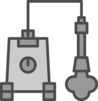 Druck Unterlegscheibe Vektor Symbol Design