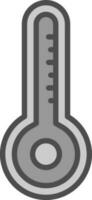 Thermometer-Vektor-Icon-Design vektor