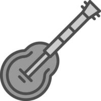 Gitarren-Vektor-Icon-Design vektor