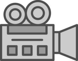 Videokamera-Vektor-Icon-Design vektor