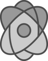 atom vektor ikon design