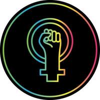 Feminismus Vektor Symbol Design