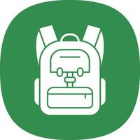 Rucksack-Vektor-Icon-Design vektor