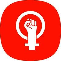 Feminismus Vektor Symbol Design