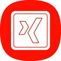 xing logotyp vektor ikon design