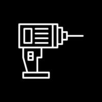 Bohrmaschinen-Vektor-Icon-Design vektor