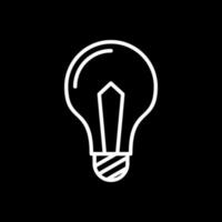 Glühbirnen-Vektor-Icon-Design vektor