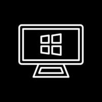 Desktop Monitor Vektor Symbol Design