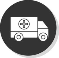 Krankenwagen-Vektor-Icon-Design vektor