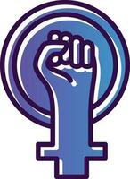 Feminismus Vektor Symbol Design