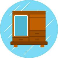 Kleiderschrank-Vektor-Icon-Design vektor