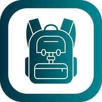 Rucksack-Vektor-Icon-Design vektor