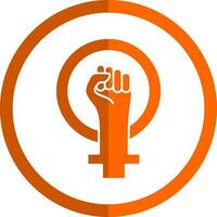 Feminismus Vektor Symbol Design