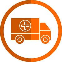 Krankenwagen-Vektor-Icon-Design vektor