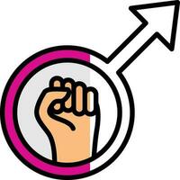 Feminismus Vektor Symbol Design