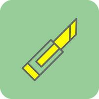 kirurgisk kniv vektor ikon design