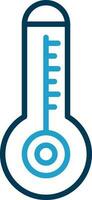 Thermometer-Vektor-Icon-Design vektor