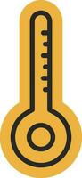 Thermometer-Vektor-Icon-Design vektor