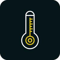 Thermometer-Vektor-Icon-Design vektor