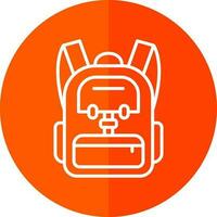 Rucksack-Vektor-Icon-Design vektor