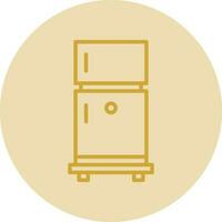 Kühlschrank-Vektor-Icon-Design vektor