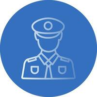 Polizist-Vektor-Icon-Design vektor