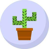 Kaktus Topf Vektor Symbol Design