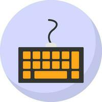 Tastatur-Vektor-Icon-Design vektor