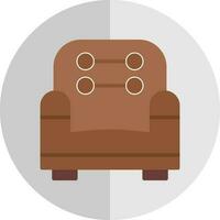 Couch-Vektor-Icon-Design vektor