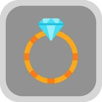 diamant ringa vektor ikon design
