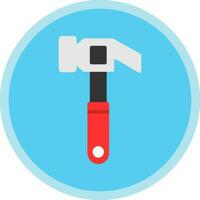 Hammer-Vektor-Icon-Design vektor