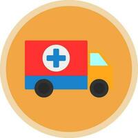 Krankenwagen-Vektor-Icon-Design vektor