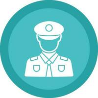 Polizist-Vektor-Icon-Design vektor