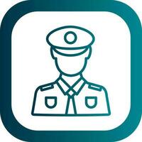 Polizist-Vektor-Icon-Design vektor