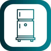 Kühlschrank-Vektor-Icon-Design vektor