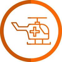Luft Krankenwagen Vektor Symbol Design
