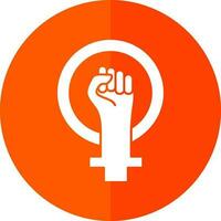 Feminismus Vektor Symbol Design