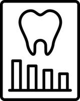 Dental Aufzeichnung Vektor Symbol Design